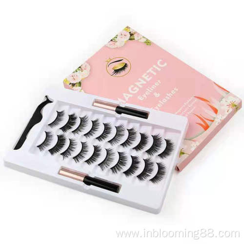 Vendor Luxury Mink Magnetic Mink Eyelashes With Eyeliner